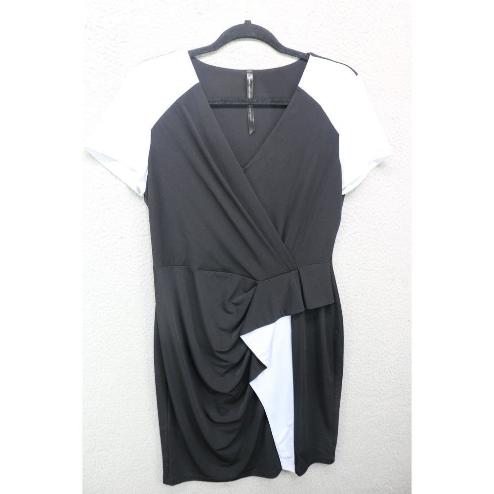 Marc NY Faux Wrap Dress-Size 10-Andrew Marc-Office-Business-Career